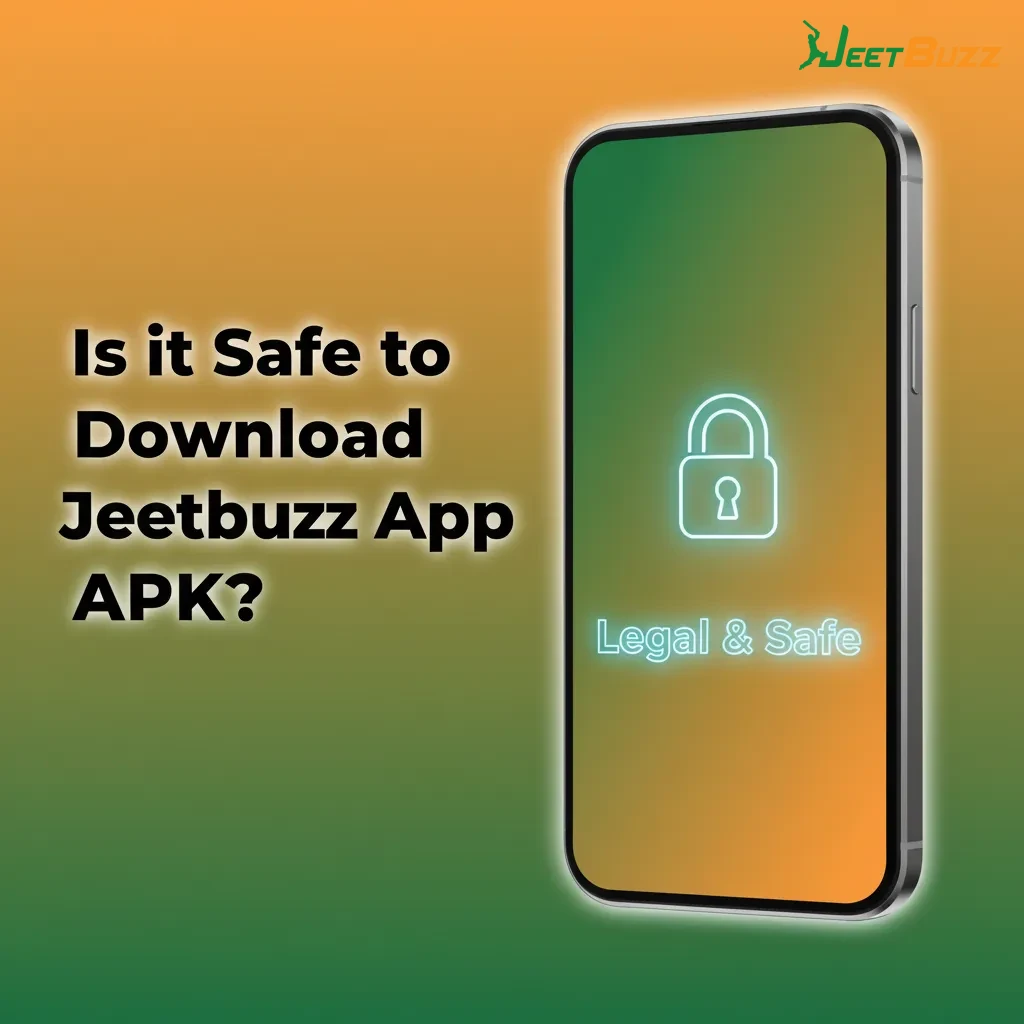 Smartphone with shield and lock icons, symbolizing Jeetbuzz APK safety: licensed, SSL encrypted, and private payments