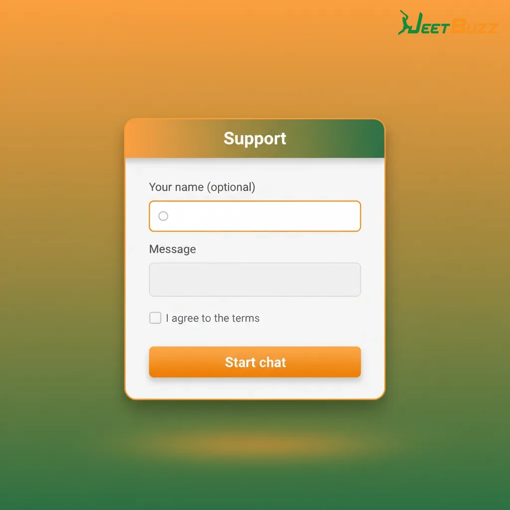 24/7 support: live chat, email support@jeetbuzz.help, Facebook & Telegram updates. English and Bangla.