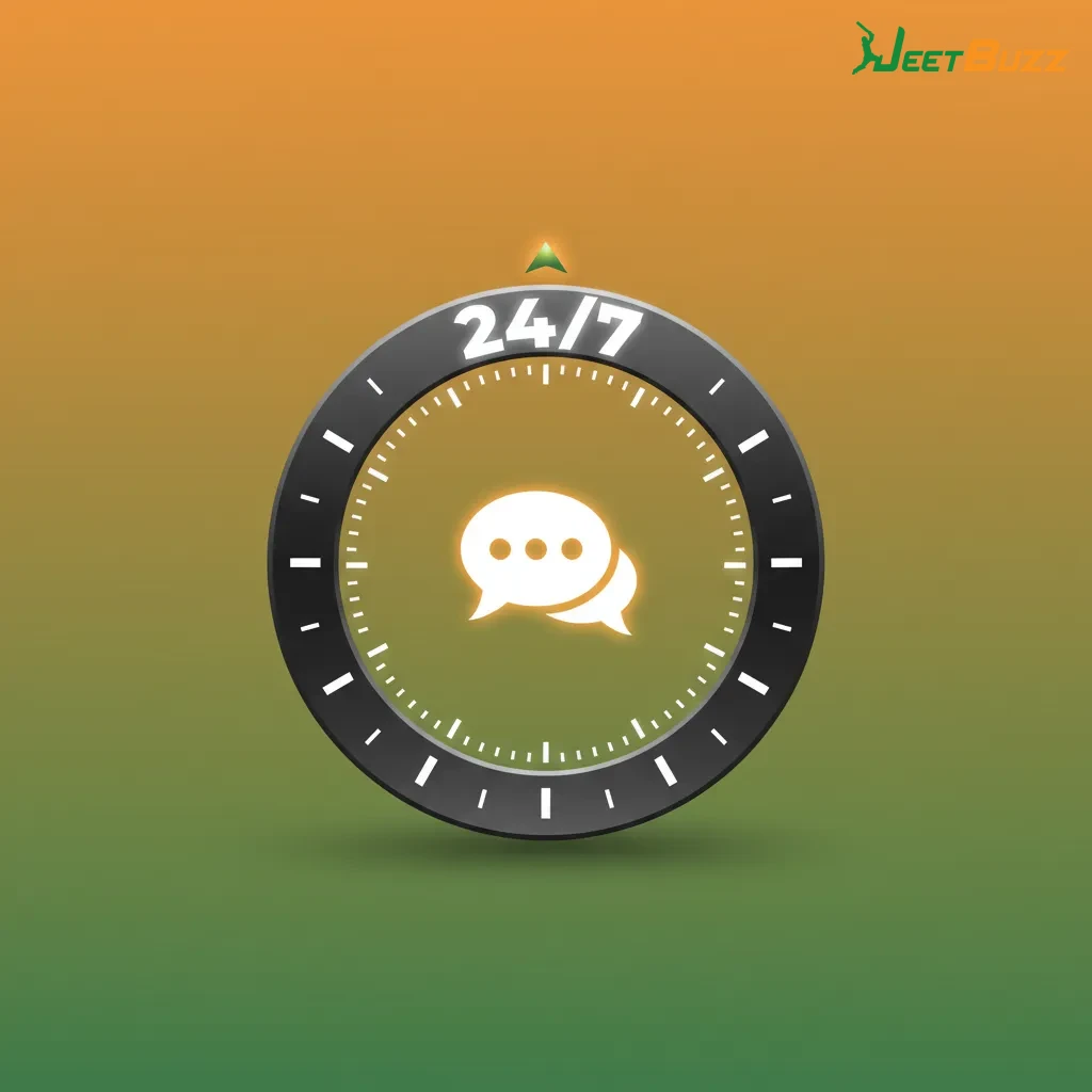 Jeetbuzz live chat support: 24/7 help in Bangla & English with 1-3 min replies for login, KYC, deposits, withdrawals, bets.