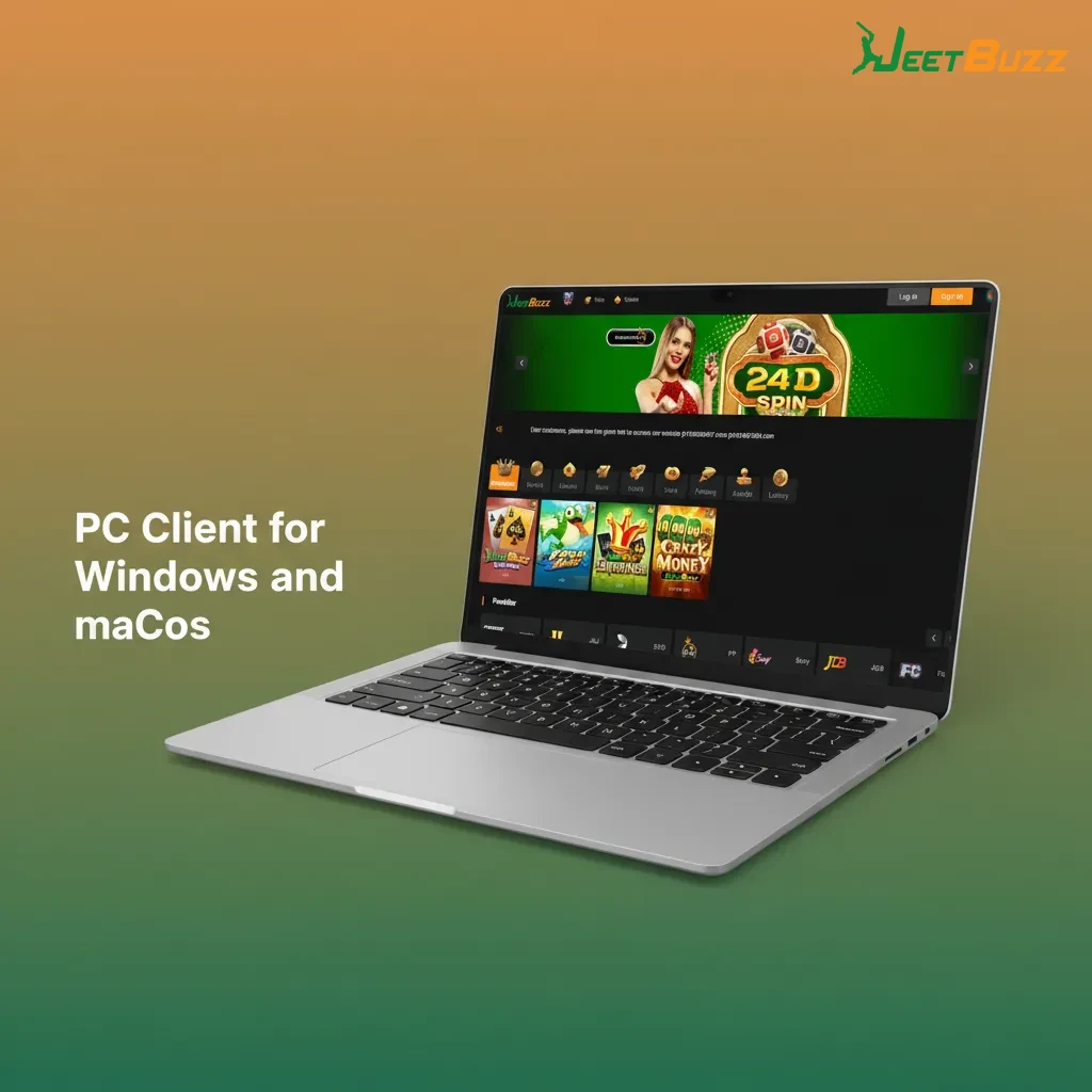 Browser-based betting and casino on Windows and macOS; stable, secure desktop access—no dedicated client.