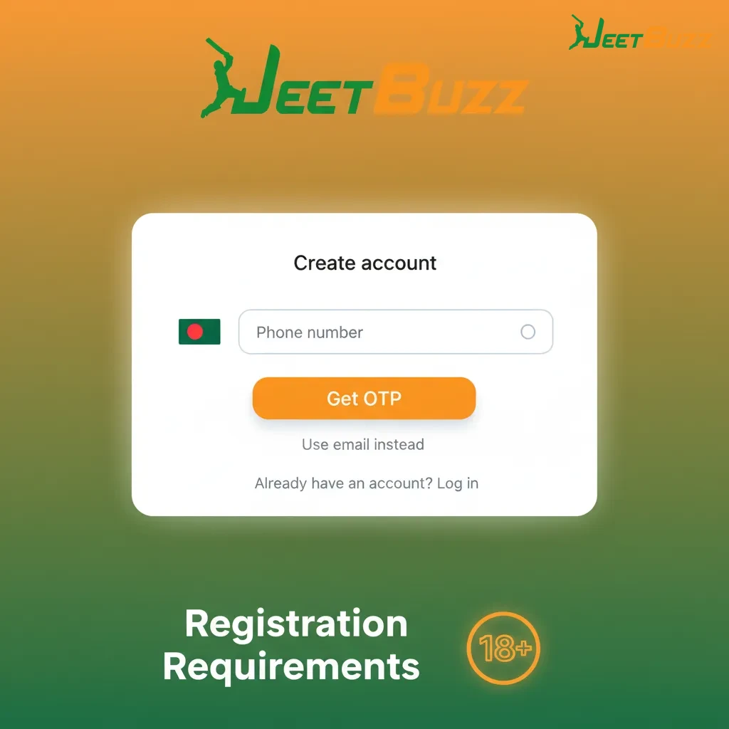 Registration requirements: Bangladesh 18+, legal name per ID, one account, valid phone/email, KYC ID and address proof.