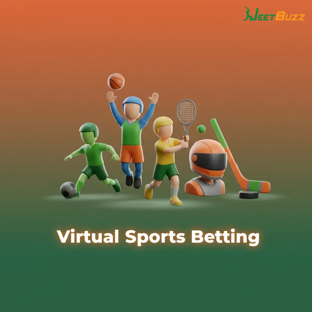 Virtual sports betting interface with 24/7 events—football, cricket, horse racing, greyhounds—and rapid, instant results.