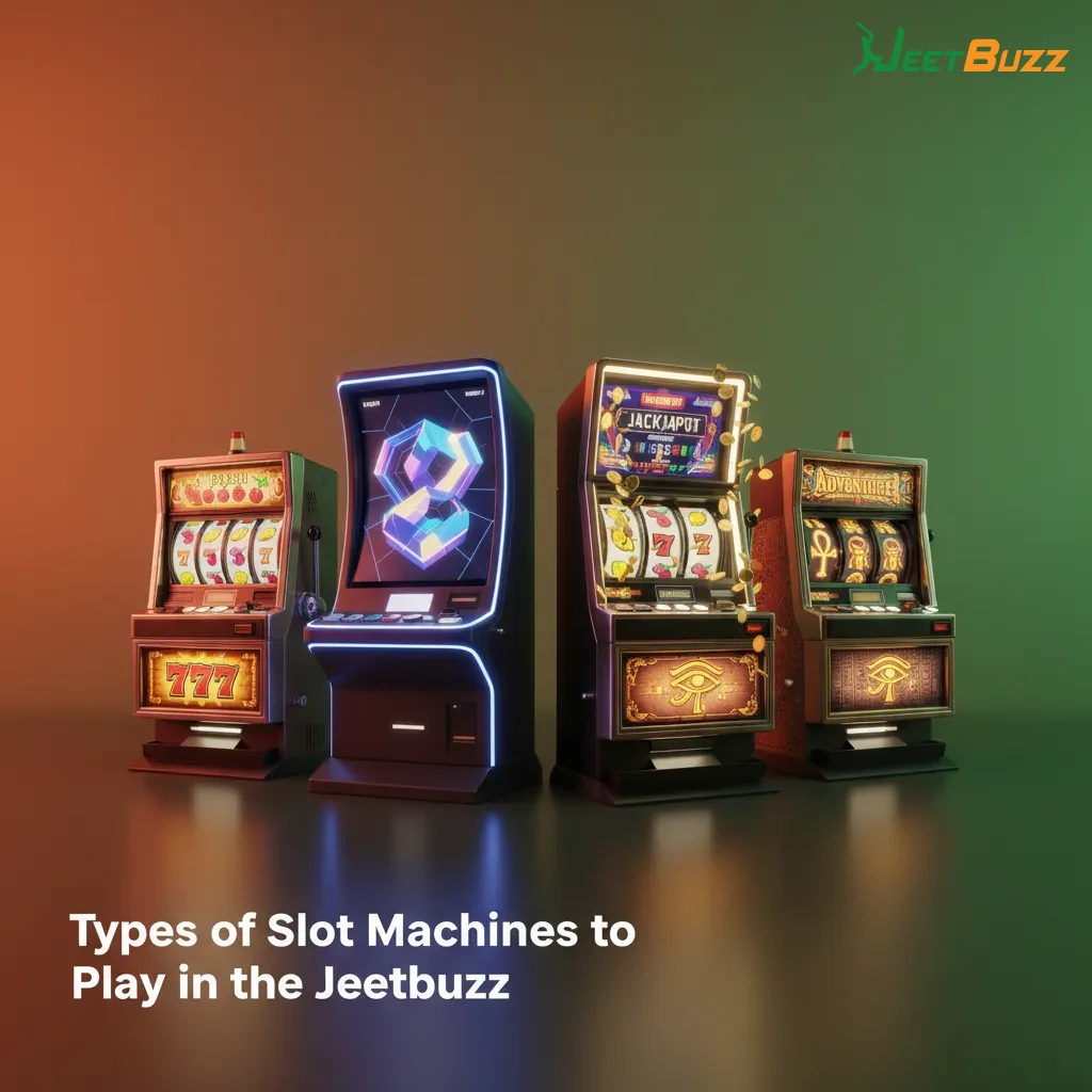 Jeetbuzz slot types: classic 3-reel, video, Megaways, Hold & Win, Cluster Pays, jackpots, bonus buy, crash, fruit/fishing.