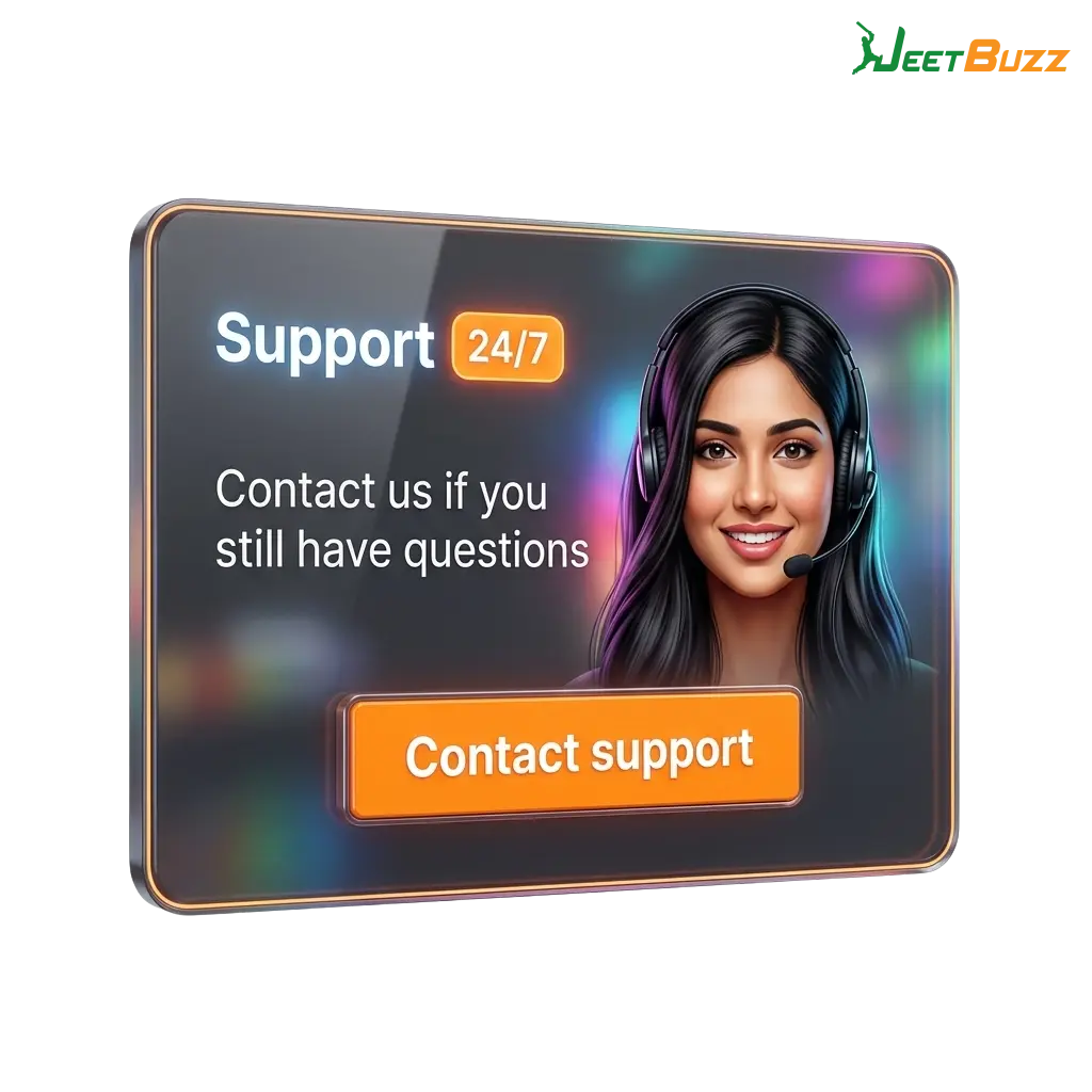 Jeetbuzz Bangladesh customer support team available 24/7 via live chat, email, phone, Telegram and WhatsApp